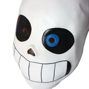 Undertale Papyrus Sans Latex Mask - Spooky Lightweight Halloween Cosplay Headgear, Party Fashion Face Covering Accessory