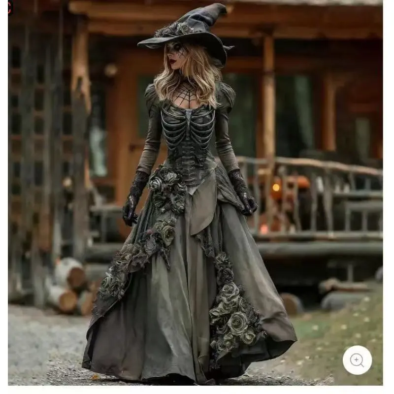 Casual Fashion Halloween Witch Dress New Casual Fashion Halloween Witch Dress New