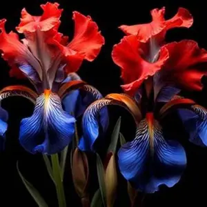 50 Heirloom Iris Seeds Fragrant Flower Plant (much less money than bulbs) - FRESH SEEDS - Limited Supply - Order Soon - Thank You