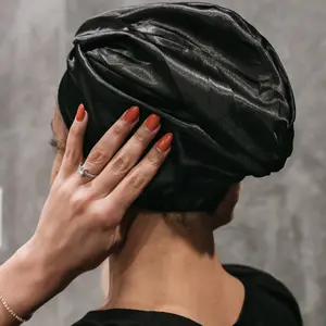 100% Mulberry Silk Sleep Cap for Preventing Hair Breakage, and Prolonging Hair styles