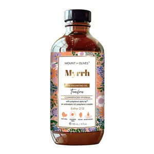 Mount of Olives Myrrh Anointing Oil With Cosmeceuticals Derived from Biblical Botanicals Blend Body Care