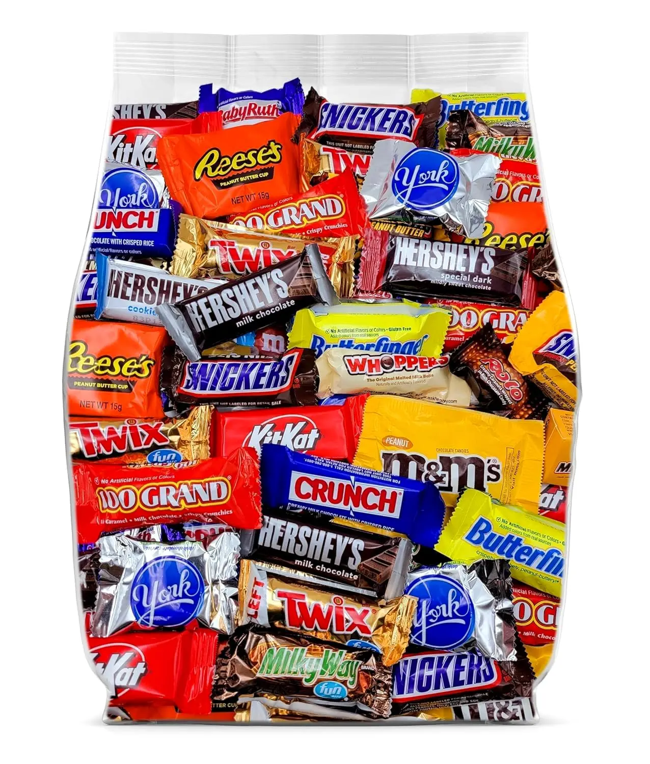 Assorted Chocolate Candy Variety Pack - 2lb Bulk Candy Individually Wrapped - Bulk Chocolate Candy for Goodie Bags, Pinatas, Party Favors, and Office Snacks - 2 Pounds