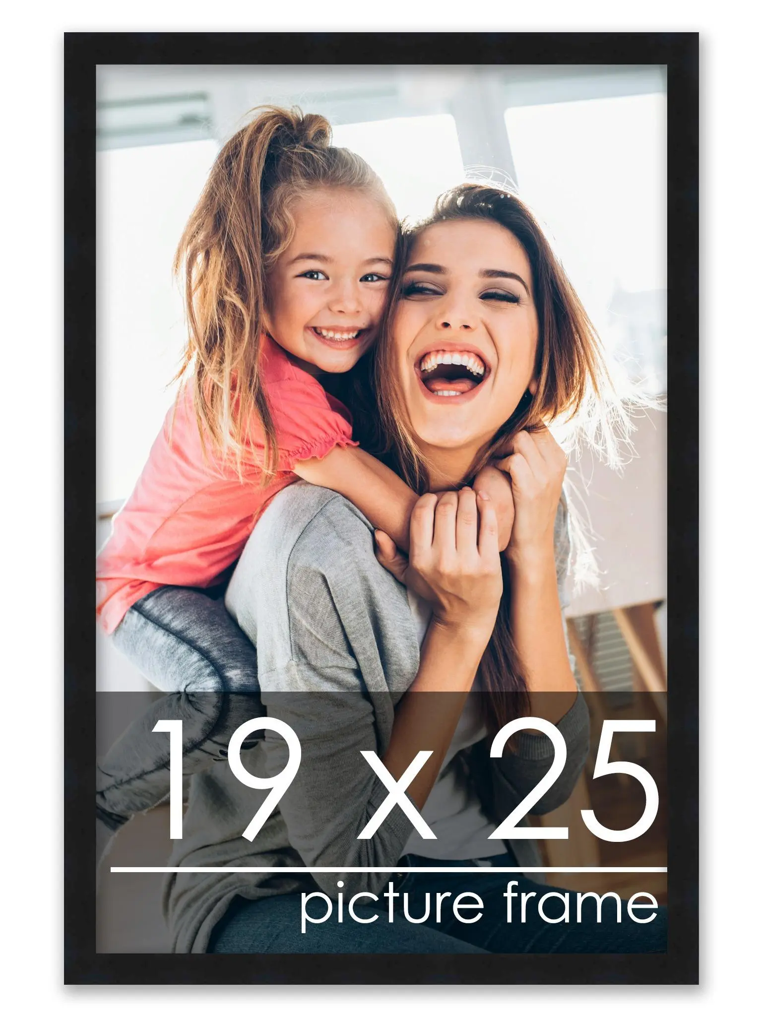 19x25 Picture Frame for Posters & Wall Art - Made-to-Order, Wood, UV Acrylic, Ready to Hang