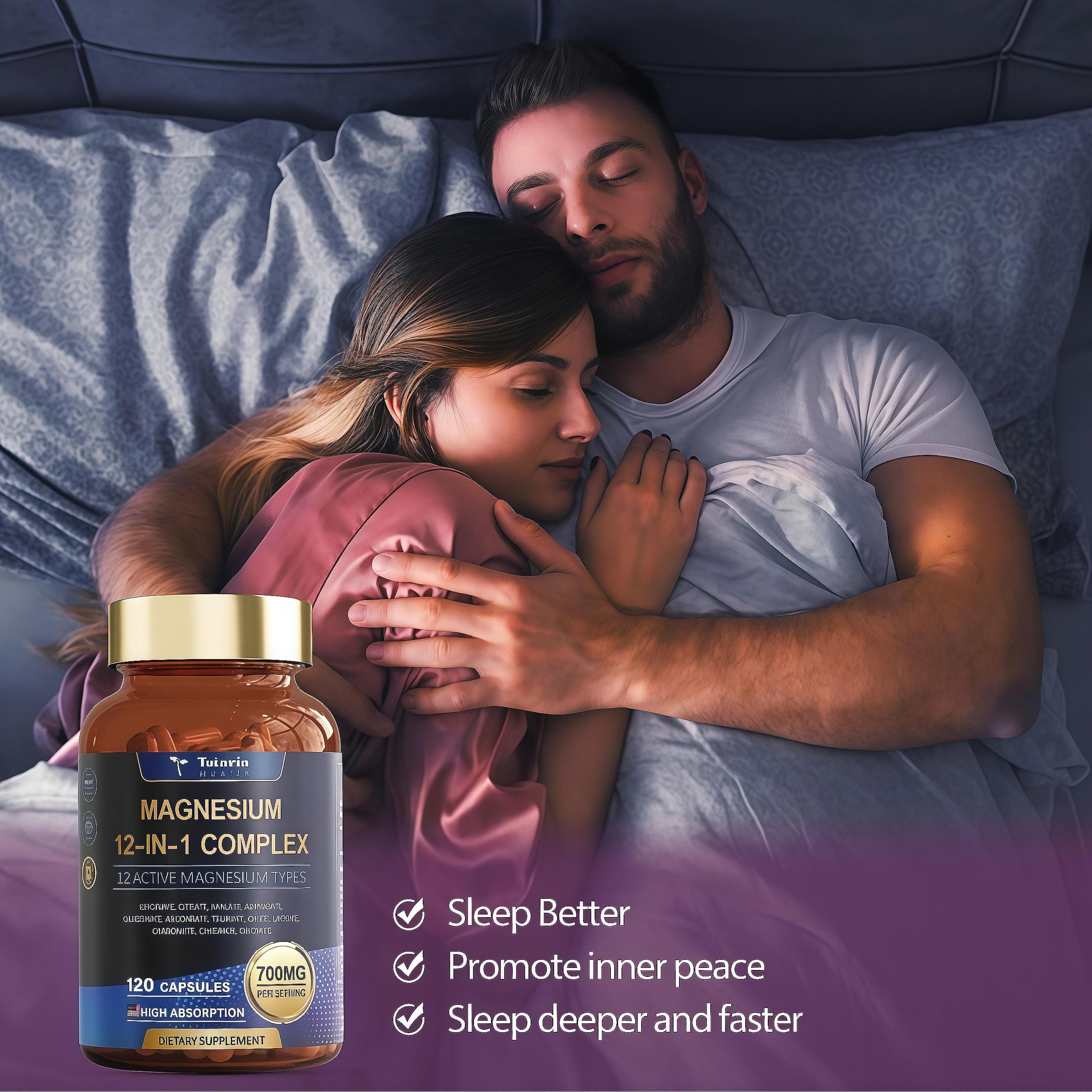 12-in-1 Magnesium Complex 700mg | Glycinate, Citrate, Malate, Oxide, Taurate, Aspartate, Orotate | Vegan Capsules | Supports Muscle Function, Heart Health & Relaxation | Dietary Supplement | Not Intended to Diagnose, Treat, Cure, or Prevent Any Disease