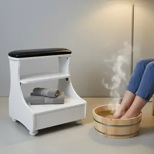 Foot Bath Stool With Wheels For Pedicure Foot Massage Home Beauty Salon Use home essentials