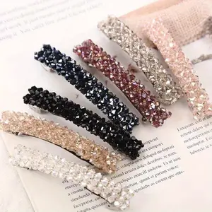 7PCS Sparkly Glitter Rhinestones Flowers Hairpin, French Style Hairclips, Vintage Hair Accessoires for Women, Elegant Hair Clips Fashion Hair Barrettes for Women,Fashionable Hair Accessory