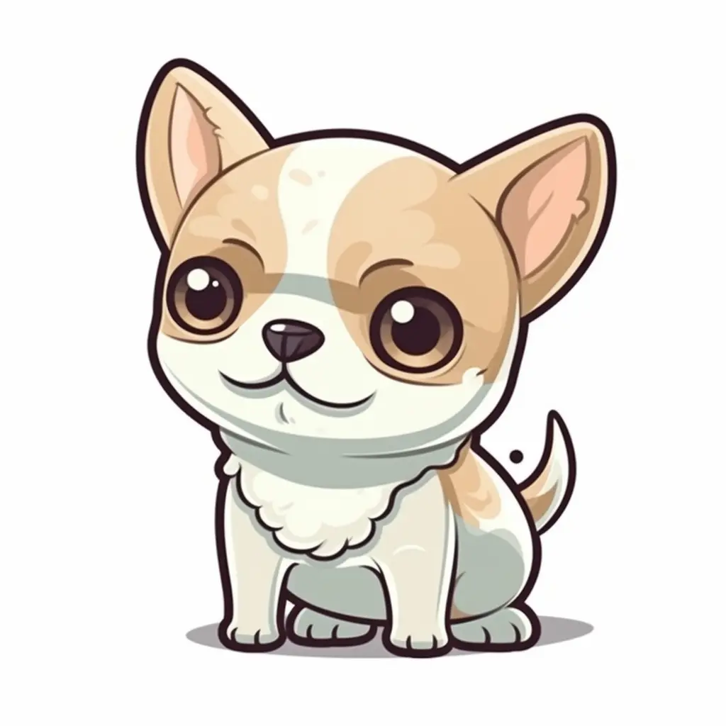 Chihuahua Dog Vinyl Decal Sticker for Car, Laptop, Tumbler and More. # 003645