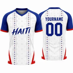 Personalized Haiti Football Jersey, Custom Name Number Haitian Football Shirt, Haiti Fan Jersey 2026