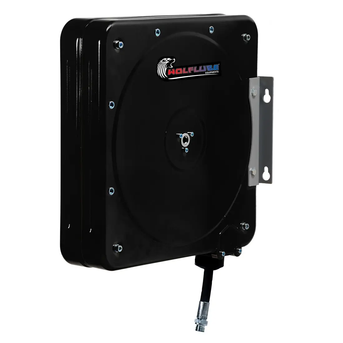 Wolflube Automatic Hose Reel for Grease - 3/8in - 30ft Hose