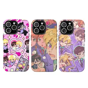 Host Club Collage Phone Case | Maximalist Anime Style, For iPhone 11 12 13 14 15 16 17 Pro Max For Samsung S26 S25 S24 S23 S22-Gift For Her/Him/Anime lovers
