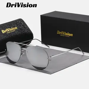 Drivision unisex fashion frameless sunglasses, perfect for outdoor activities, driving Sunglasses UV400