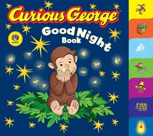 Curious George Good Night Book Tabbed Board Book (Curious George) by H. A. Rey [Board book]