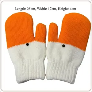 Winter Goose Mittens, Cute Goose Gloves, Funny Novelty Animal Gloves with Thermal Soft Lining Gift for Friend Use Outdoor