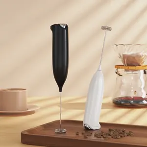 2026 Stylish Model Milk Frother Stick – Battery-Powered Handheld Coffee Mixer, ideal for lattes, cappuccinos, hot chocolate, and eggs. Available for Black Friday online event, perfect as a Christmas gift. Espresso Maker