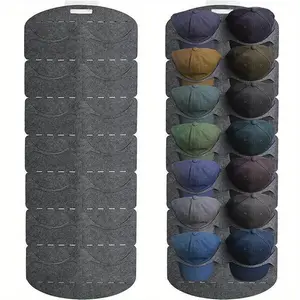 Felt Hat Storage Rack Cap Holder Wall Bag Clip Organizador Closet Baseball Peaked Travel Cap Organizer Hanging Hat Rack Wall Mount Hat Racks new