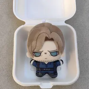 10cm Stuffed Resident 9 Leon Scott Kennedy Plushie Toys Plush Evil9 Leon Dolls Backpack Decorative Pendants Birthday Gift