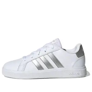 Adidas Grand Court 2.0 Lifestyle Tennis 'White Matte Silver (GS) GW6506 New