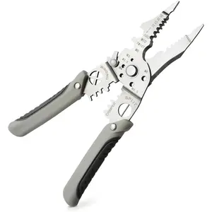 Multifunctional Wire stripper and Stripper, Wire stripper, Crimper, Cable Tool with Stripping, Cutting, and Crimping Functions, Wire Splitting and Winding