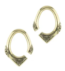 Brass Floret Ear Weights