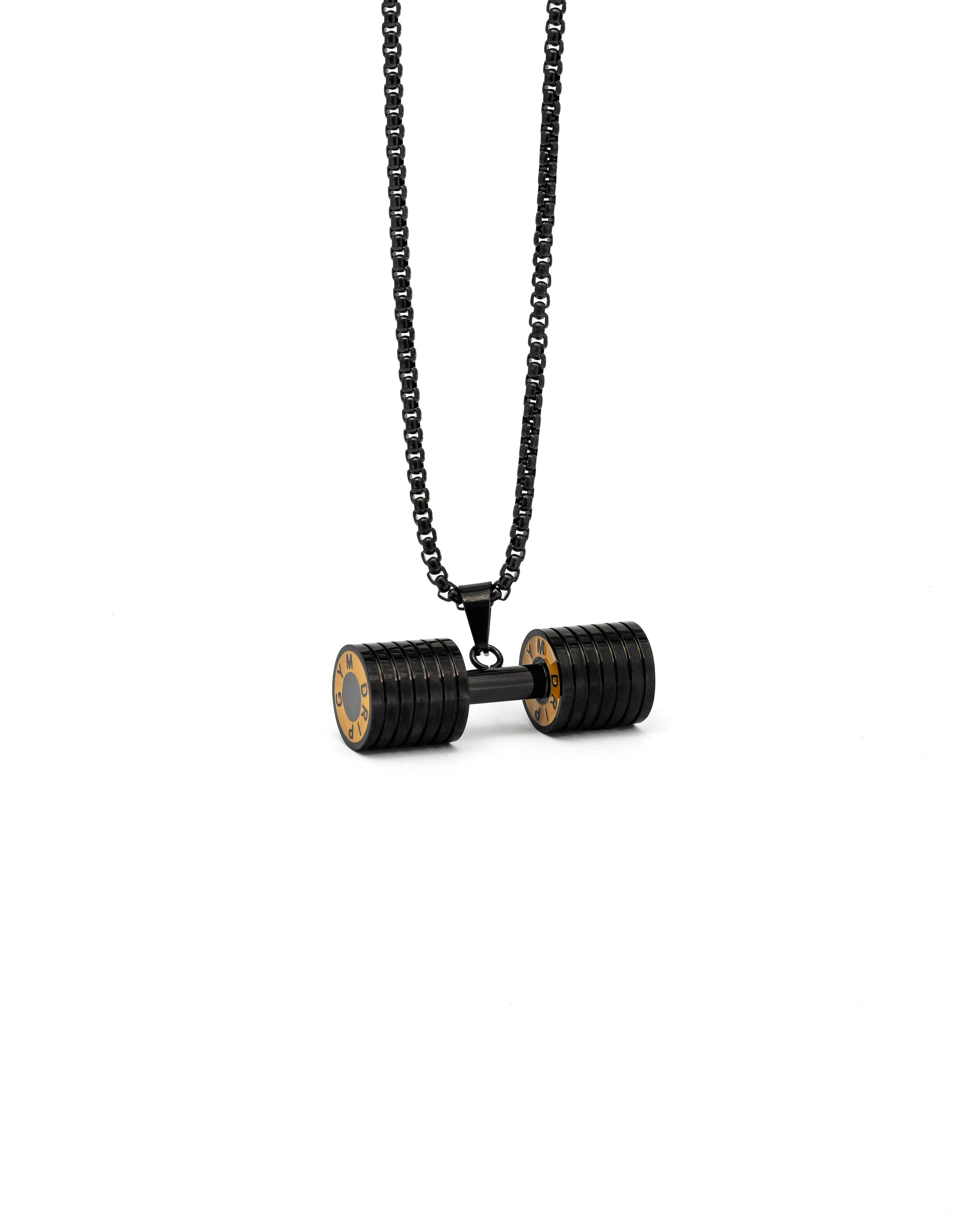 Gym Drip Dumbbell Necklace