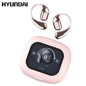 HYUNDAI Q18 Pro Electronic Earbud Bluetooth Headset with 2025 Bluetooth 6.0 for Faster, Stable Connection & Low Power Use, Full‑Color Touch Screen, Audio Wireless Headphones for Music & Phone Calls