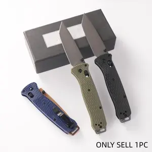 1pc 537 Folding Knife, Multi-Functional Pocket Knife, Fashionable Design, High-Quality Fruit Knife, Kitchen Essential, Camping, Fishing, Hiking, Men's Gift