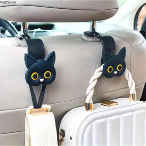 Cartoon Cat Car Headrest Hook