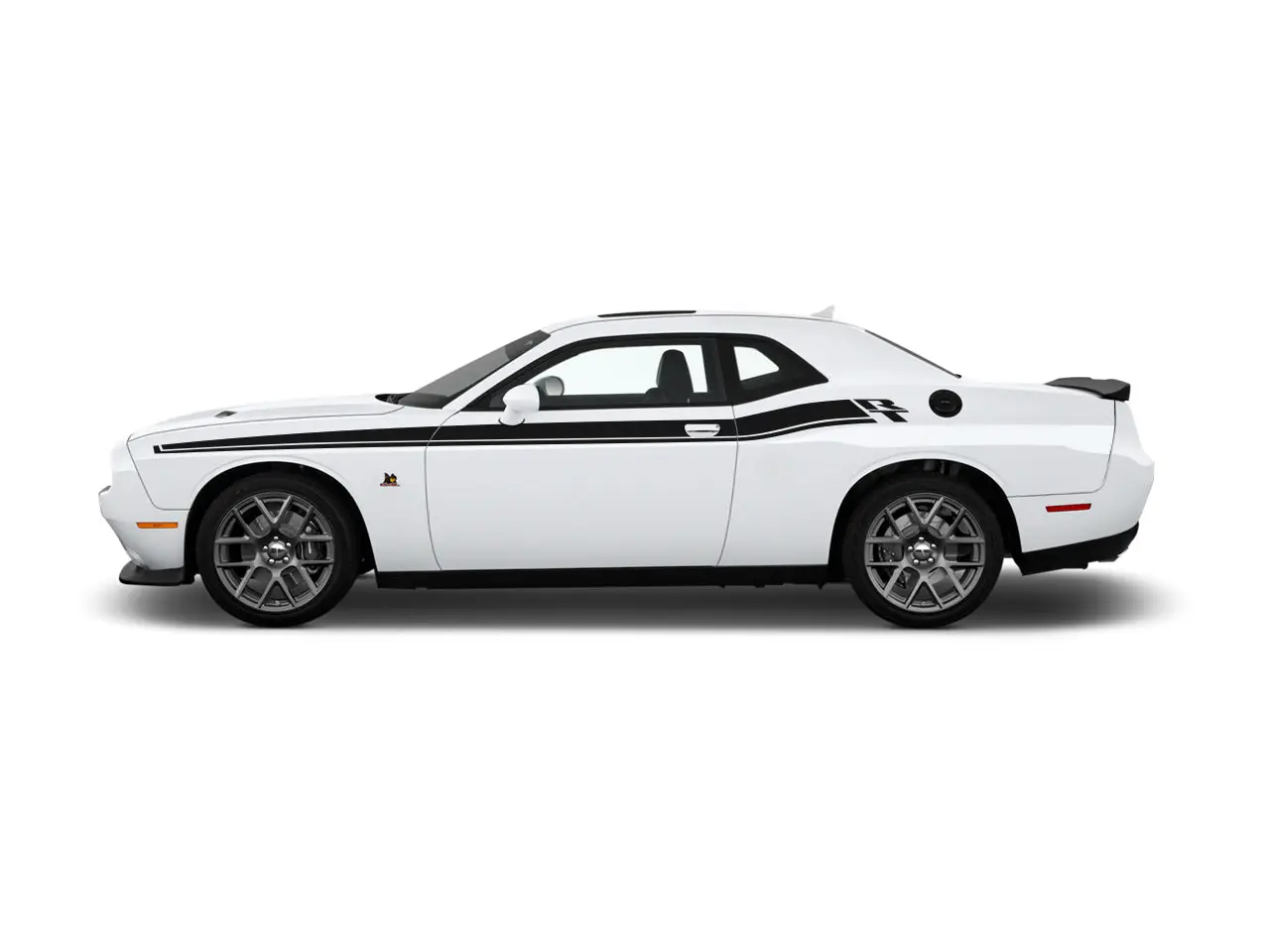 Double Stripes RT Lettering Vinyl Livery Kit Fits Dodge Challenger 2015 - 2023