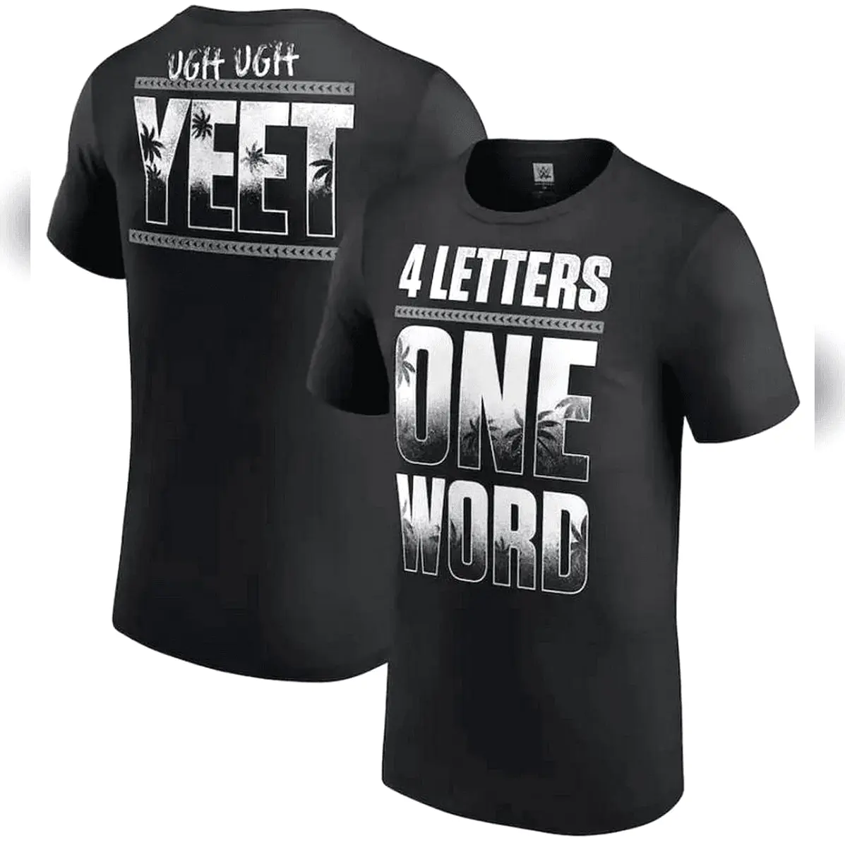 J3y Uso - Four Letters One Word Bootleg T-Shirt Ugh Ugh Yeet Shirt Vintage Retro Music Tour Tee Just Cotton Just T-Shirt for Work & Play