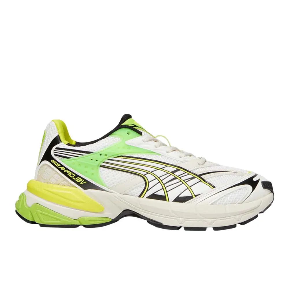 PUMA Mens Velophasis Technisch Lace Up Sneakers Shoes Casual - Off White PUMA Mens Velophasis Technisch Lace Up Sneakers Shoes Casual - Off White
