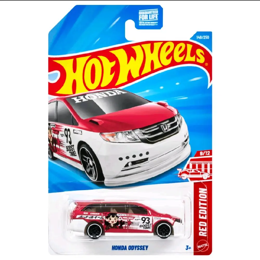 New Hot Wheels 2026 Target Red Limited Collector's Edition 9 of 12 Honda Odyssey Diecast Collectible, Collectible Model Car, Limited Set for Display/Play