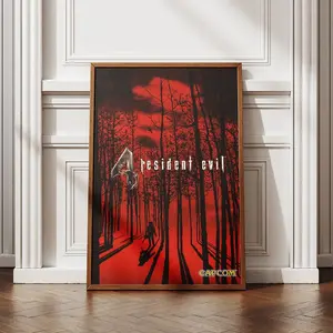 Resident Evil 4 Movie Poster - Room Decor - Home Decor - Wall Art Decor - perfect gift for others