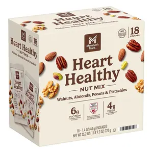 Member's Mark Heart Healthy Nut Mix Multipack, 1.4 oz., 18 pk.