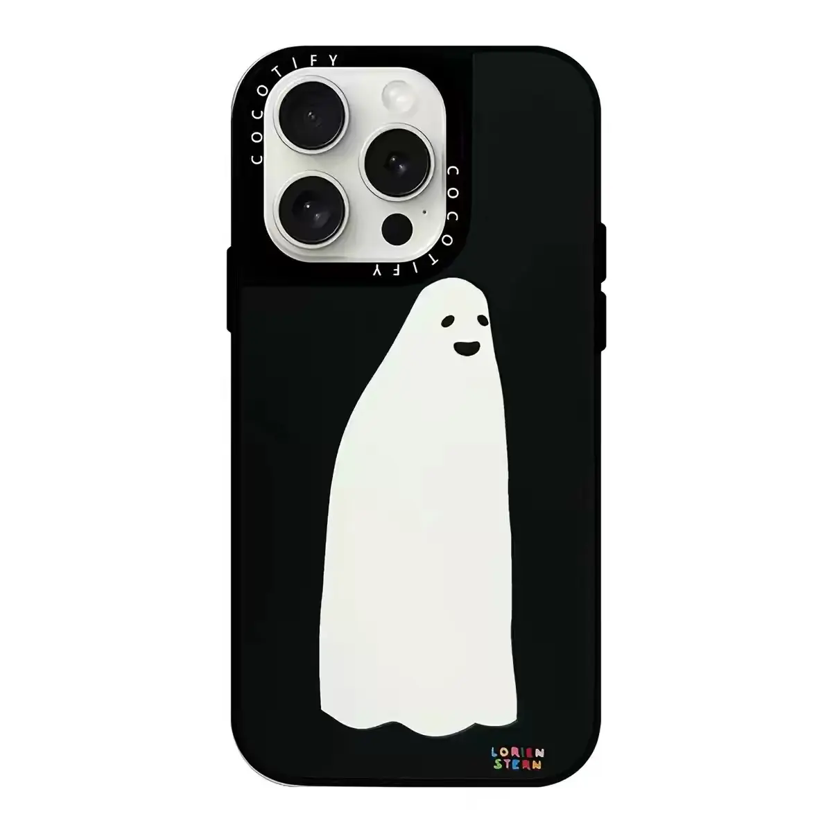Co-branded Halloween Mirror Ghost MagSafe Magnetic Shockproof Case for iPhone 17 Pro Max, Luxury Viral Protective Cover