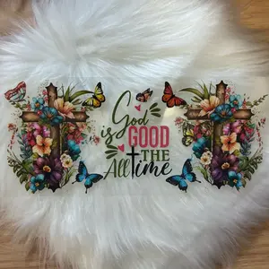 #466 UVDTF Wrap 16oz Cup Wrap Decorative Stickers Waterproof