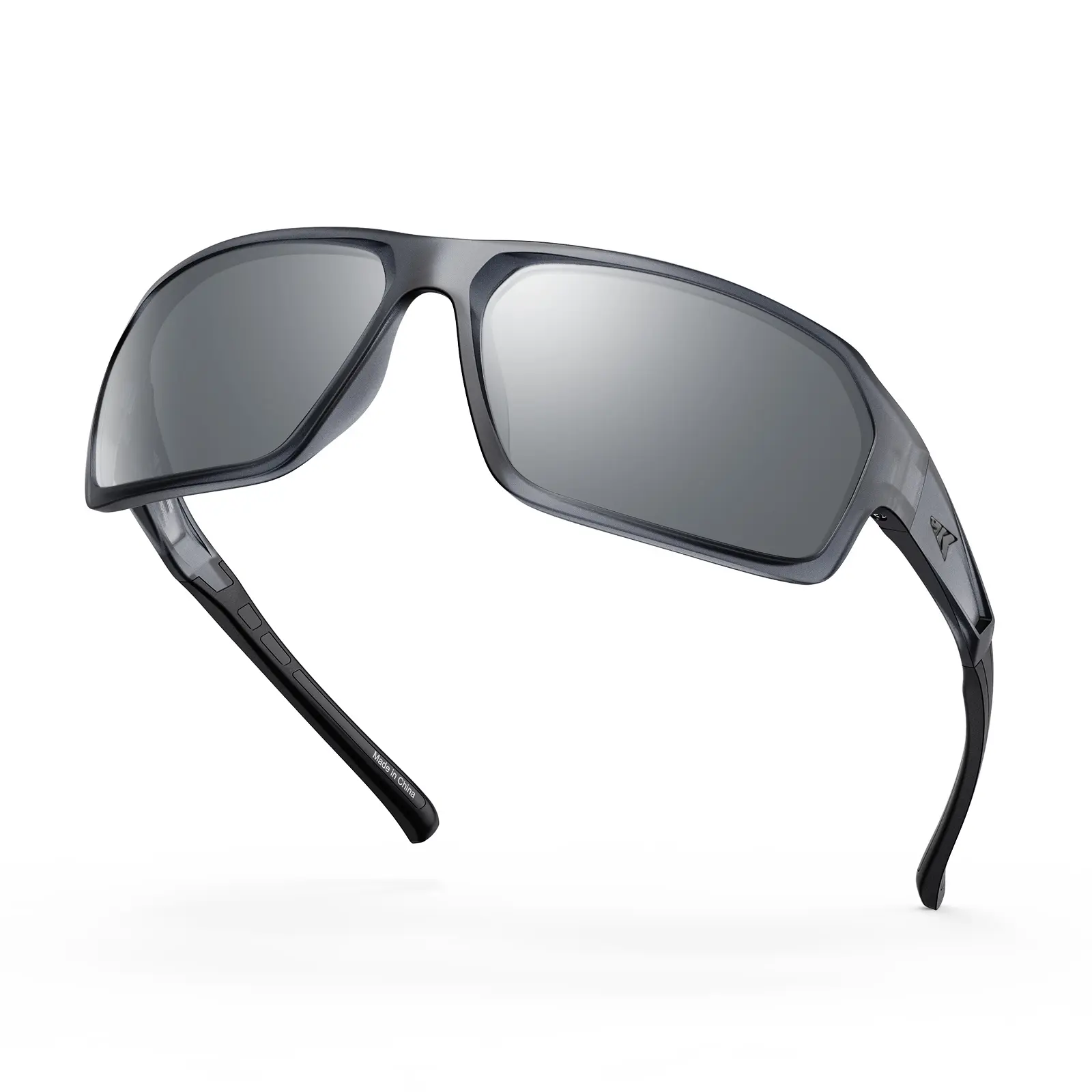 matte Smoke Crystal Frame, Smoke Mirror