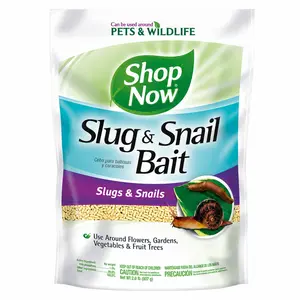 Slug and Snail Bait Granules for Lawns, Gardens and Greenhouses, Iron Phosphate Outdoor Pest Control Formula, 2 lb