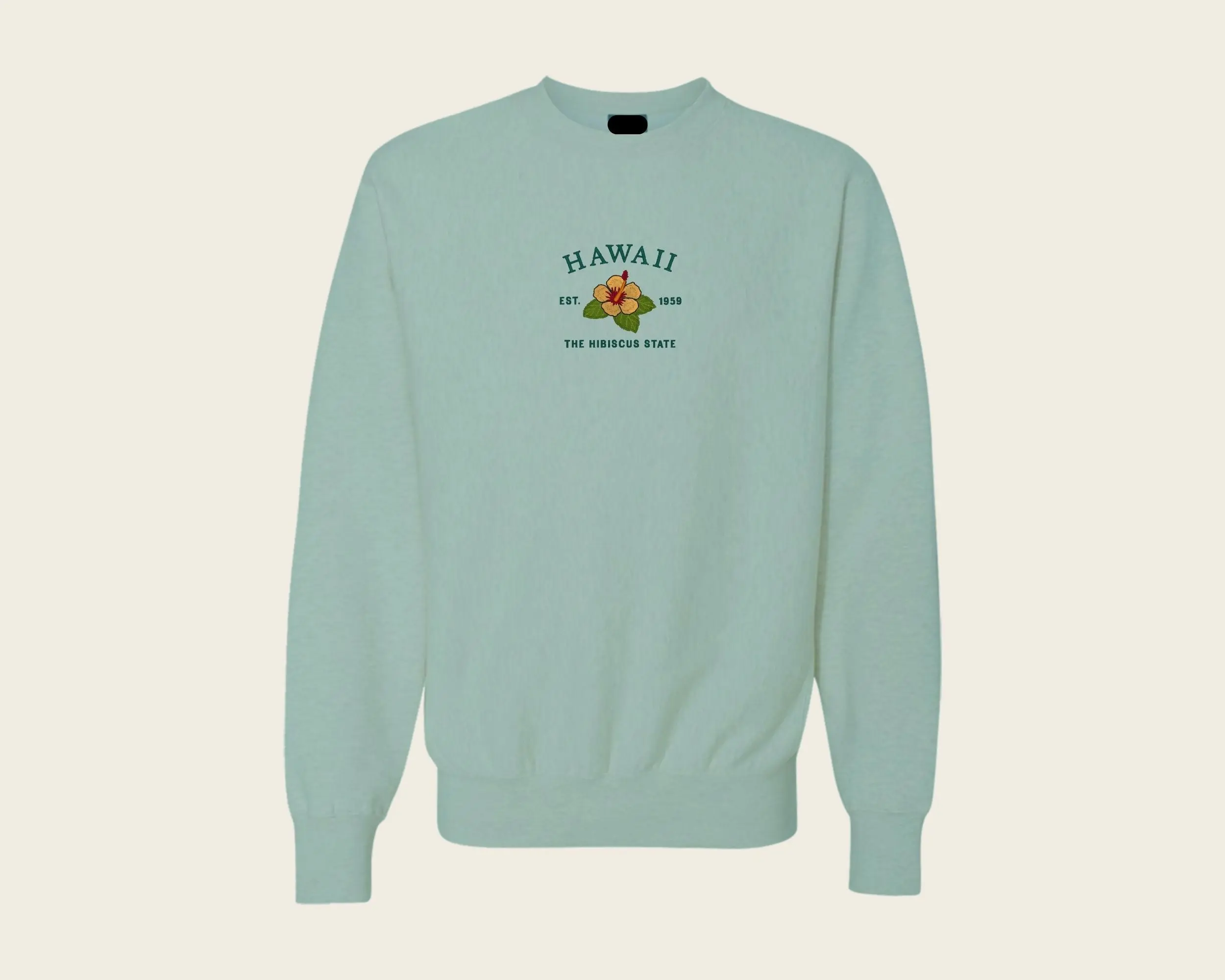 Hawaii Hibiscus Sweatshirt with Statement Design and Comfortable Fabric Blend for Women Casual Womenswear