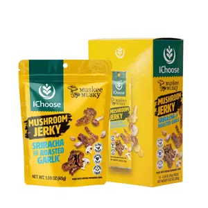 Zonfair Shiitake Mushroom Jerky Sriracha and Roasted Garlic Family Bundle