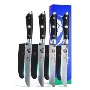 4-Piece Serrated Steak Knife Set | Gladiator Series | NSF Certified | Dalstrong ©