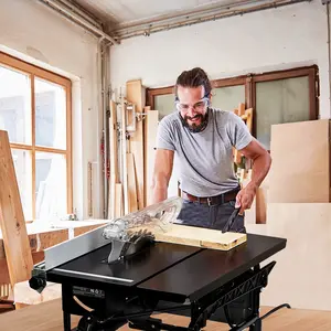 Garvee Compact 8-Inch Table Saw for Jobsite – 6.7A Copper Motor, 3576RPM, 24T Blade – Sliding Miter Gauge, Portable Electric Kit for DIY Woodworking & Furniture