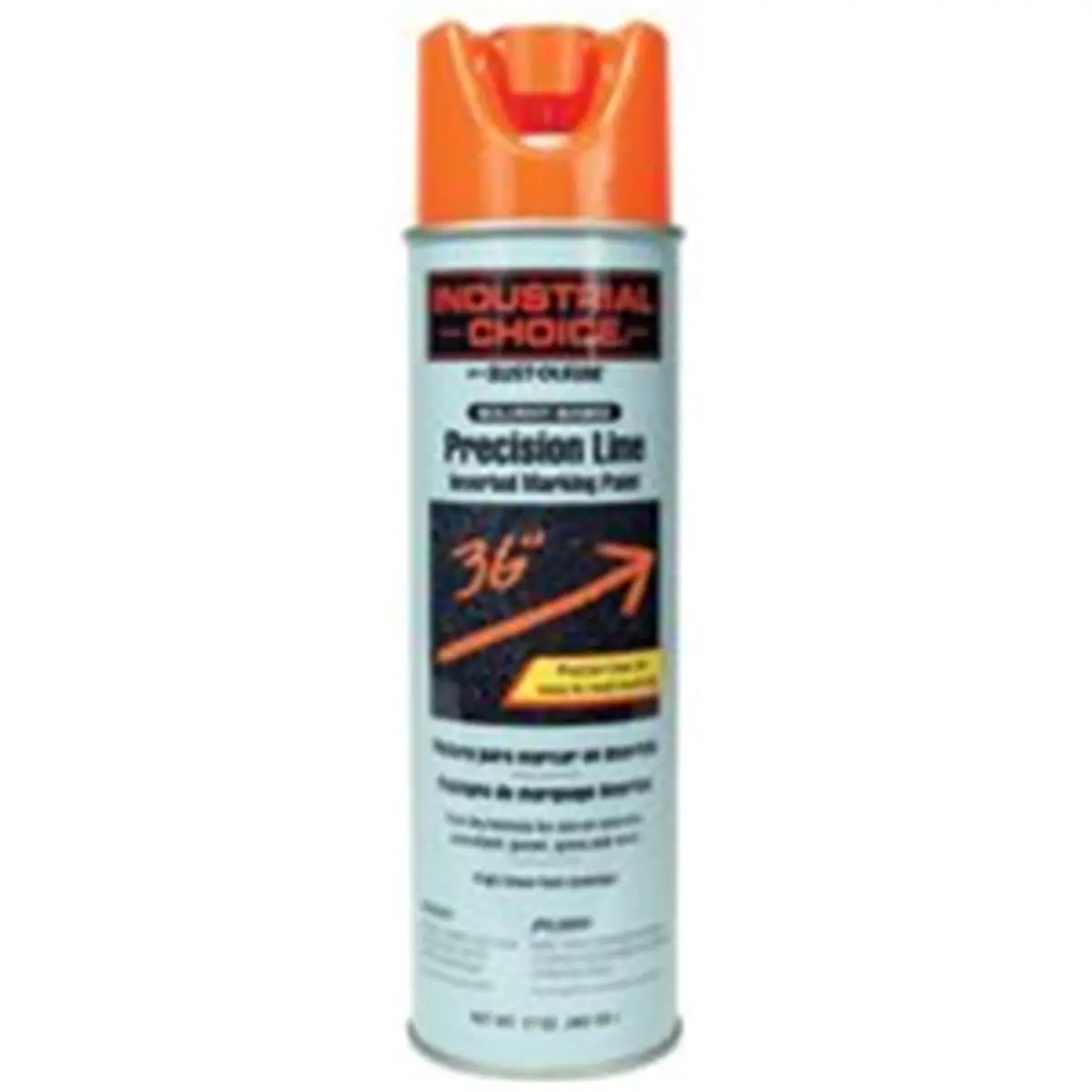 Rust-Oleum 647-203027 Solvent-Based Fluorescent Orange Spray Marking Paint - 17 oz, Precision Tip, Vivid Colors, Office & School Stationery Supply for Grass, Landscape, Construction Sites