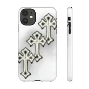Chrome Hearts Inspired Airbrush Phone Case, iPhone Case X, 11, 12, 13, 14, 15 iPhone Case, Tough Case