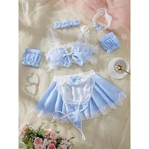 Sexy Underwear Set: Including Tops, Aprons, Headbands, Collars And Underwear, Sexy Skirts, High-End Erotic Underwear, Sexy