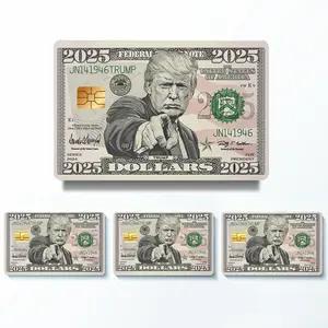 4 PCS/SET Donald Trump Bill 2025 Credit Card Sticker, Debit Card Skin Cover, Credit Card Skin Cover - Stylish Card Stickers for Debit Cards and Credit Cards - Credit Card Cover (Donald Trump)