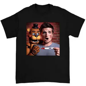 Freddy Fazbear x Josh Hutcherson Pregnancy Test Meme Tee