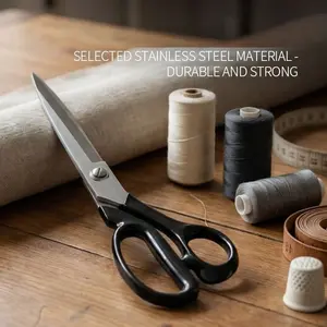 Super Sharp Professional Tailor Scissors, Ergonomic Handle, Ideal for Sewing, Quilting, Furniture Renovation, Leather Processing, DIY Projects