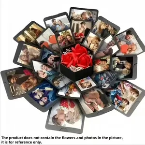 DIY Holiday Gift Box, DIY Explosion Box, Love Memory Scrapbook Album, Party Small Gift Box, Christmas New Year Valentine's Day Gifts