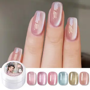 【MORDDA LIVE】6 Color Cat Eye Magnetic Nail Polish Gel - Alcohol Free, Durable, Shiny Female Nail Polish, DIY Salon Grade Nail Polish, Easy To Apply, Salon Nail Polish Gloss Treatment Magnetic Effect Polishing