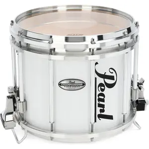 Pearl Championship Maple FFX Marching Snare Drum - 13 x 11 inch - Pure White (FFXM1311/A33)